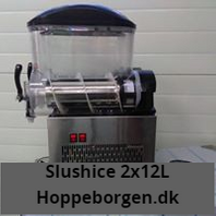Slushice 2 x 12L -  Hoppeborgen.dk